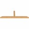 Ekena Millwork Portland Timber Gable Bracket, Western Red Cedar, 108"W x 36"H x 5 1/2"D x 5 1/2"F, 8/12 Pitch GBW108X36X0606POR00SWR - alternate 3